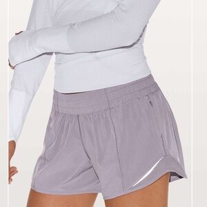 Lululemon Size 6 Tall Grey Hotty Hot Short II Long 4 Dusty Dawn Athletic Shorts
